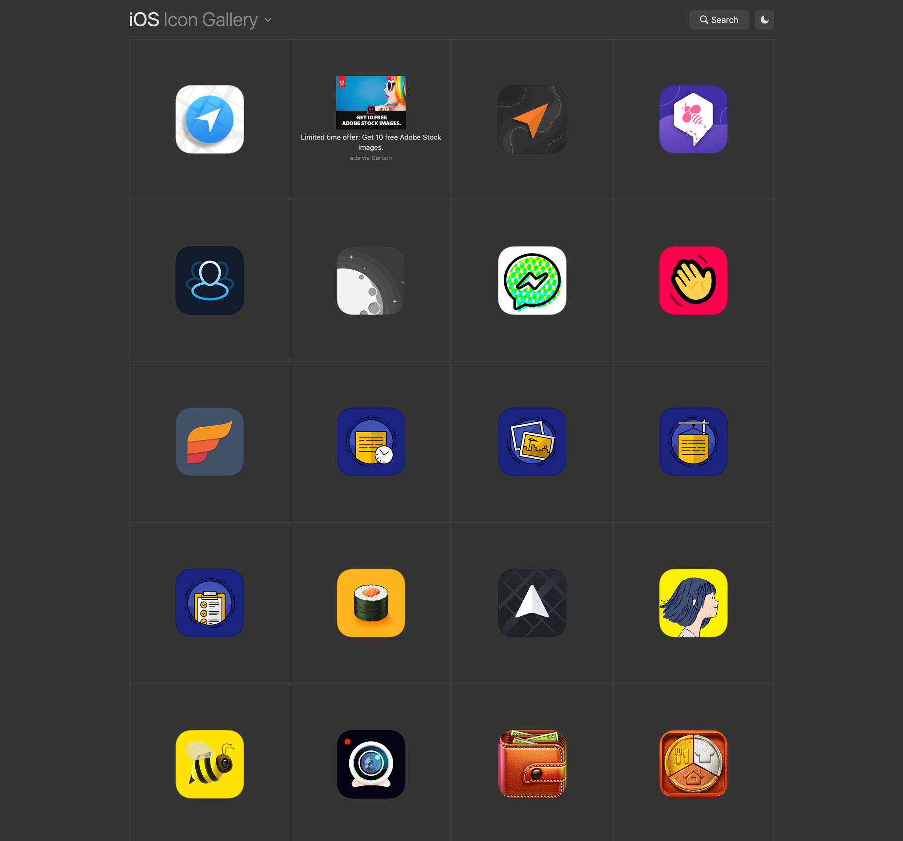 iOS Icon Gallery Screenshot